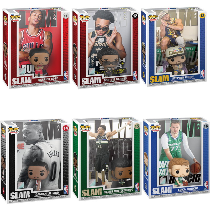 NBA大满贯杂志封面球星公仔盒