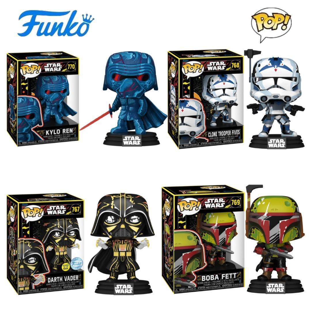 Funko POP星球大战Star Wars公仔手办凯洛·伦克隆人波巴达斯维达