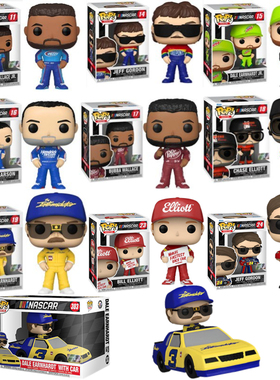 Funko pop NASCAR纳斯卡赛车Dale Earnhardt Bubba Wallace公仔