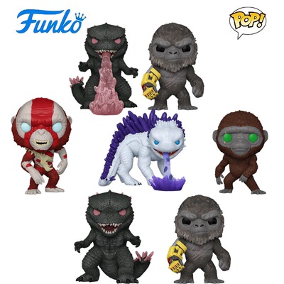 FUNKO哥斯拉大战金刚2卡通公仔