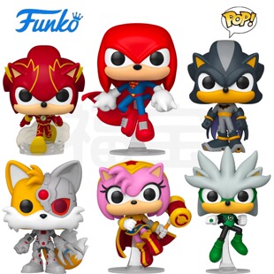 Funko POP索尼克联名DC正义联盟Justice League x Sonic周边手办