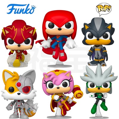 Funko POP索尼克联名DC正义联盟Justice League x Sonic周边手办
