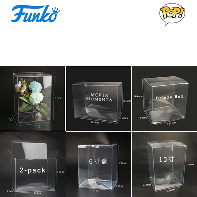 Funko POP公仔手办保护壳PVC4 6 10寸盒2连3连装收藏定制盒高透