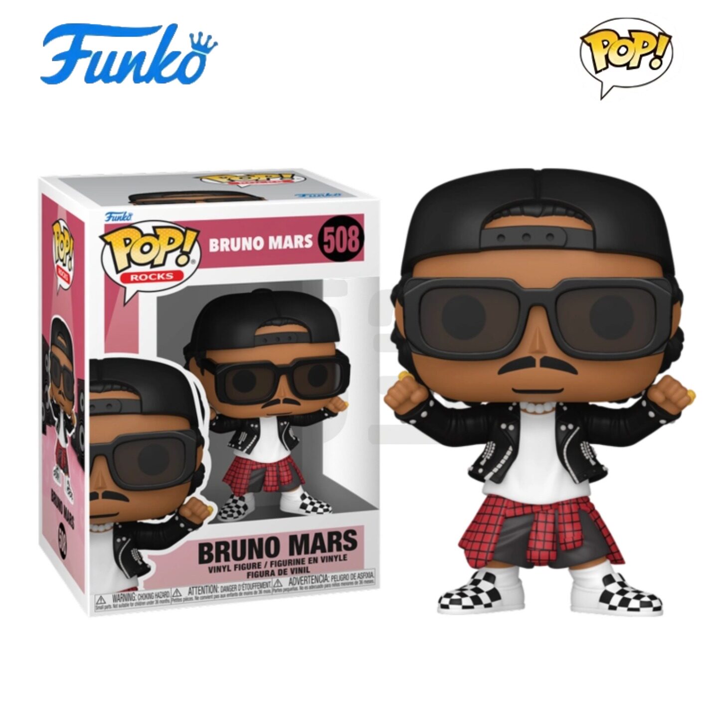 Funko POP火星哥布鲁诺马尔斯Bruno Mars美国流行乐男歌手手办