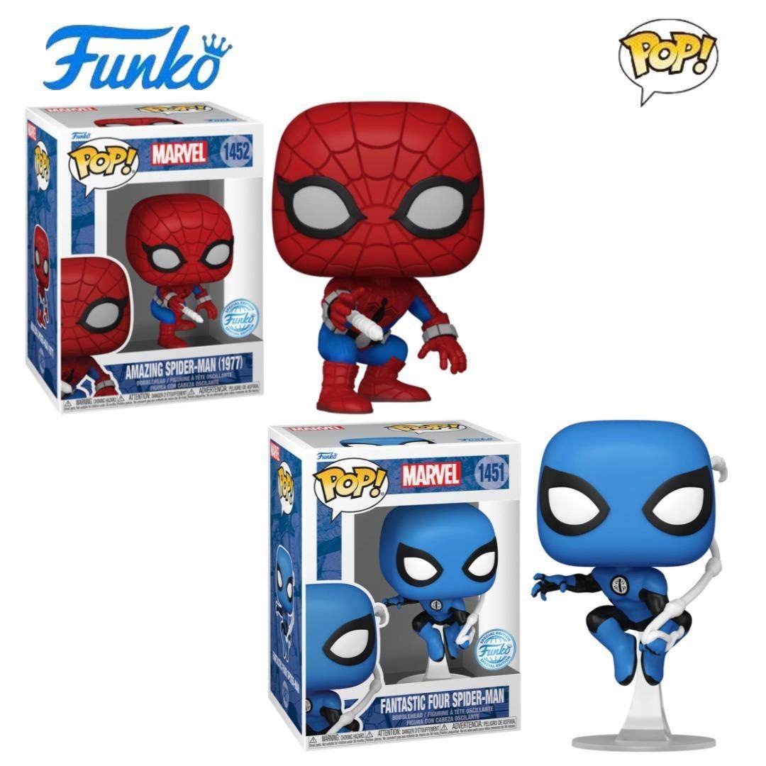 Funko POP 蜘蛛侠Spider-Man摇头公仔1977神奇四侠手办摆件玩偶