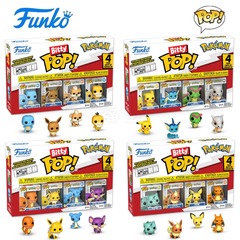Funko Bitty宝可梦Pokemon周边迷你版4个装皮卡丘伊布可达鸭手办