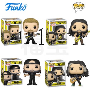Funko POP美国金属乐队Metallica周边科克詹姆斯罗伯特公仔手办