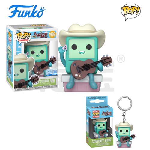 Funko POP探险活宝Adventure Time周边哔莫弹吉他Cowboy BMO手办