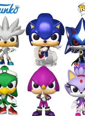 Funko POP索尼克Sonic The Hedgehog周边艾斯皮欧 布蕾兹杰特手办