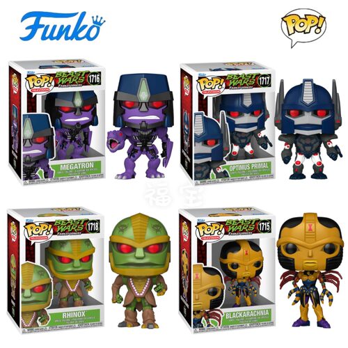 Funko POP变形金刚：超能勇士Transformers周边猩猩队长犀牛手办