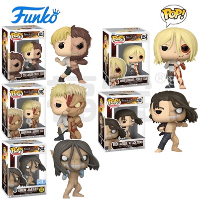 Funko POP 进击的巨人Attack on Titan周边艾伦安妮莱纳泽克手办