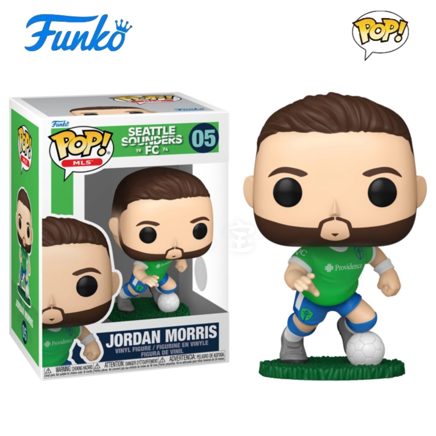 Funko POP 足球球星MLS Soccer - Jordan Morris乔丹 莫里斯手办