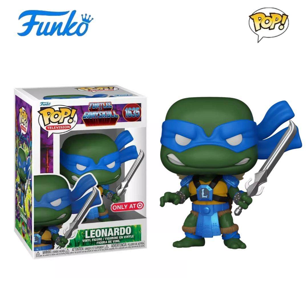 Funko POP忍者神龟Turtles of Grayskull莱昂纳多大头公仔手办