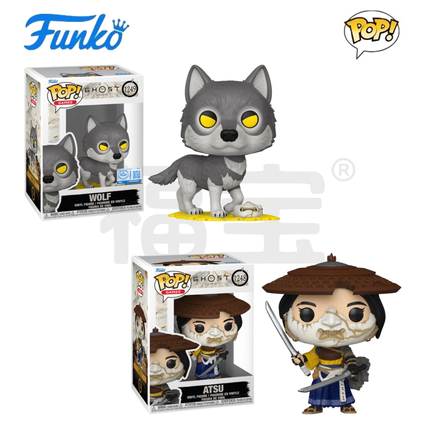 Funko POP游戏羊蹄山之魂Ghost of Yotei周边笃公仔手办摆件人偶