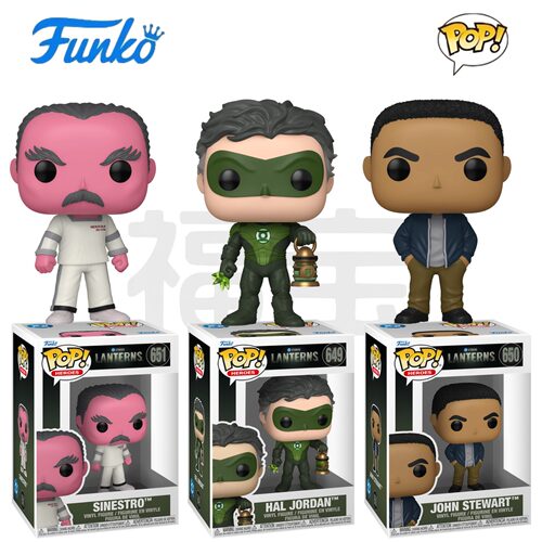 Funko POP DC英剧绿灯军团Lanterns周边辛斯特罗 哈尔乔丹手办
