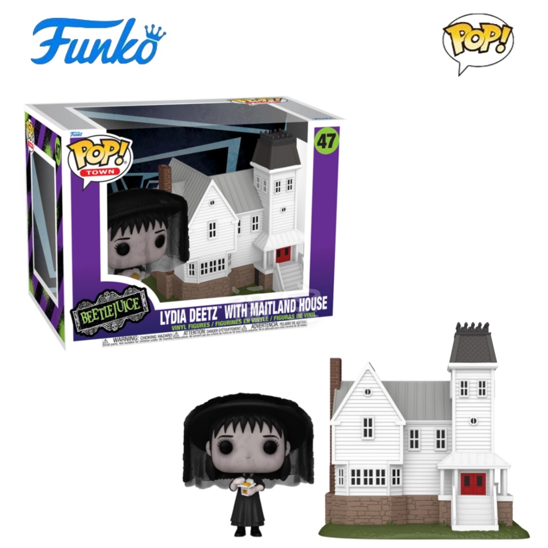 Funko POP 阴间大法师2Beetlejuice Beetlejuice周边别墅手办