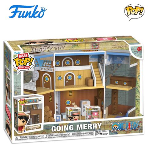 Funko Bitty海贼王One Piece周边梅丽号船舱展示场景手办景品