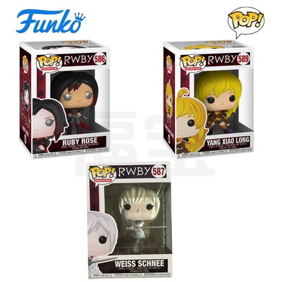 Funko POP四色战记RWBY周边阳小龙 露比 雪倪公仔手办人偶