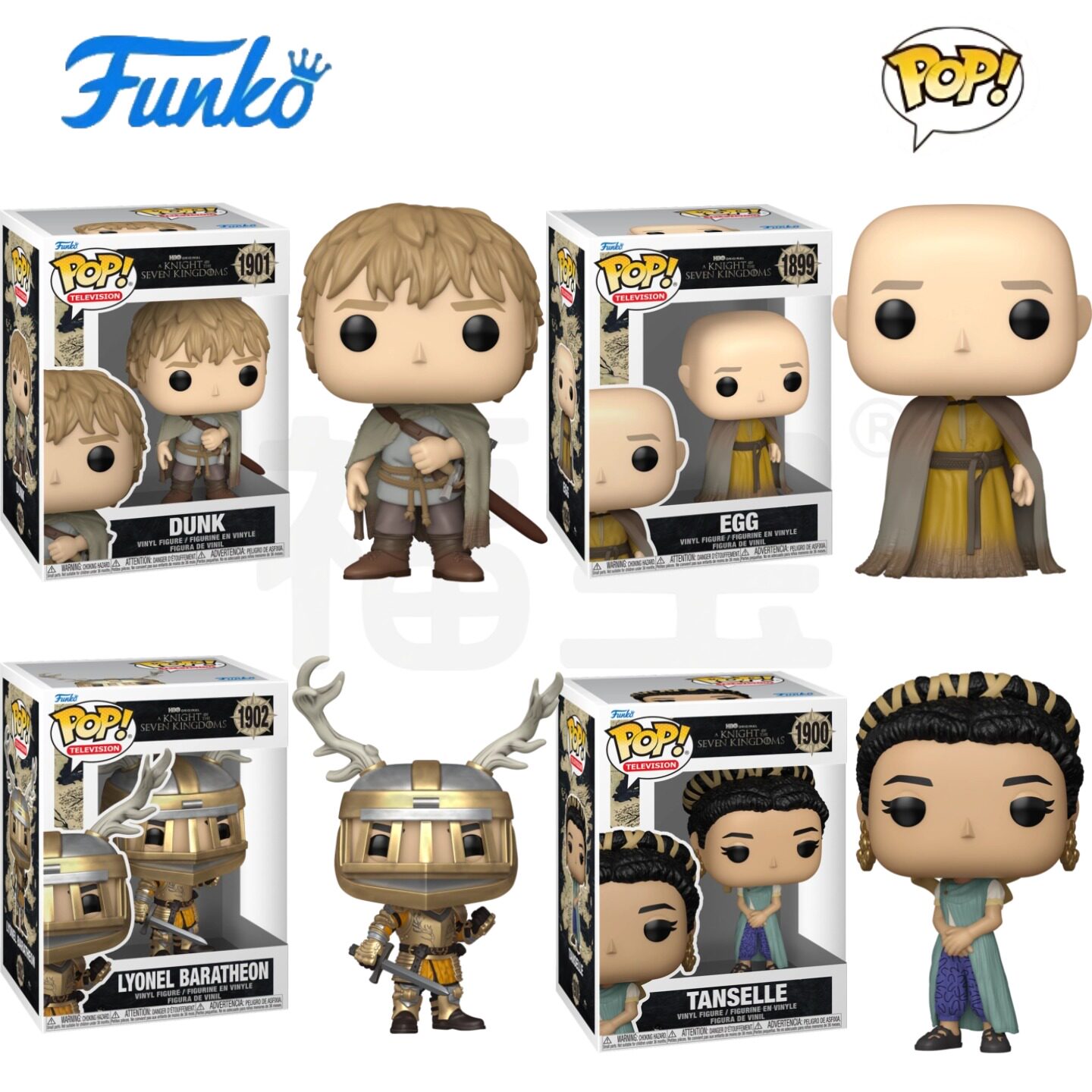 Funko POP七王国的骑士A Knight of the Seven Kingdoms邓肯手办