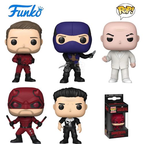 Funko POP夜魔侠重生Daredevil周边金并马特惩罚者靶眼手办人偶