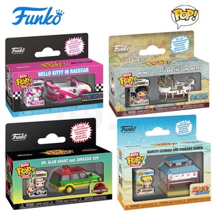 Funko Bitty 迷你版路飞与梅利号凯蒂猫赛车手一乐拉面场景手办