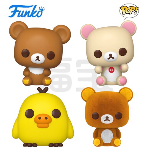 Funko POP 轻松熊Rilakkuma周边鼻孔鸡茶色小熊Korilakkuma手办