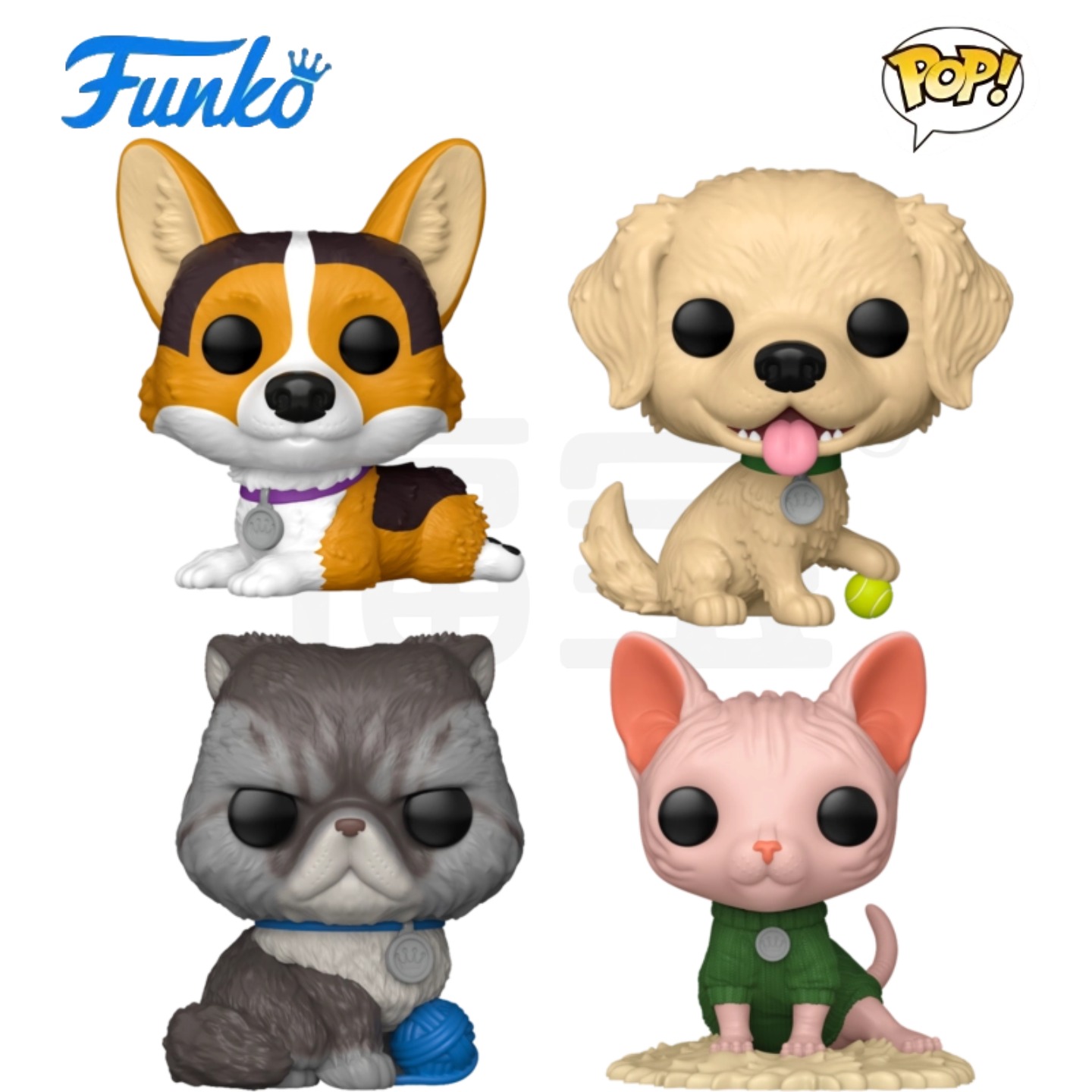 FunkoPOP宠物猫咪手办摆件