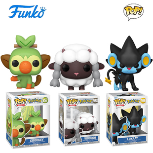 Funko POP宝可梦Pokemon周边伦琴猫敲音猴毛辫羊公仔摆件礼物盲盒