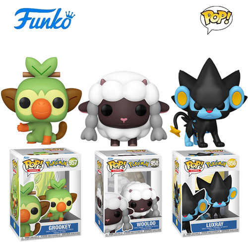 FUNKO宝可梦敲音猴毛辫羊公仔