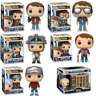 Future周边马蒂 Funko the 布朗博士公仔手办 pop回到未来Back