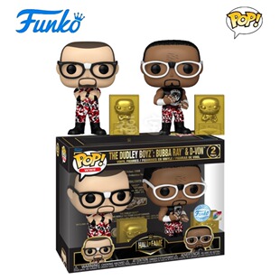 Funko POP摔跤手WWE周边名人堂 达德利男孩：布巴·雷&D-Von公仔