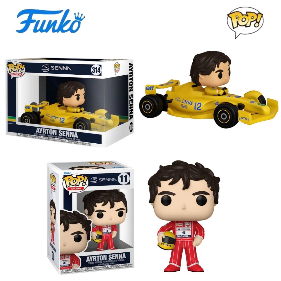 Funko POP F1赛车 Lotus-Ayrton Senna赛车埃尔顿塞纳手办