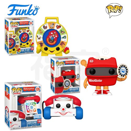 Funko POP复古玩具Retro Toys-Chatter Telephone公仔手办