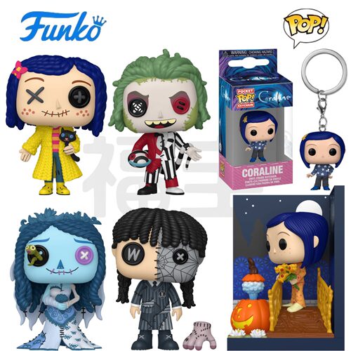 Funko POP鬼妈妈Coraline卡洛琳僵尸新娘Corpse Bride星期三手办