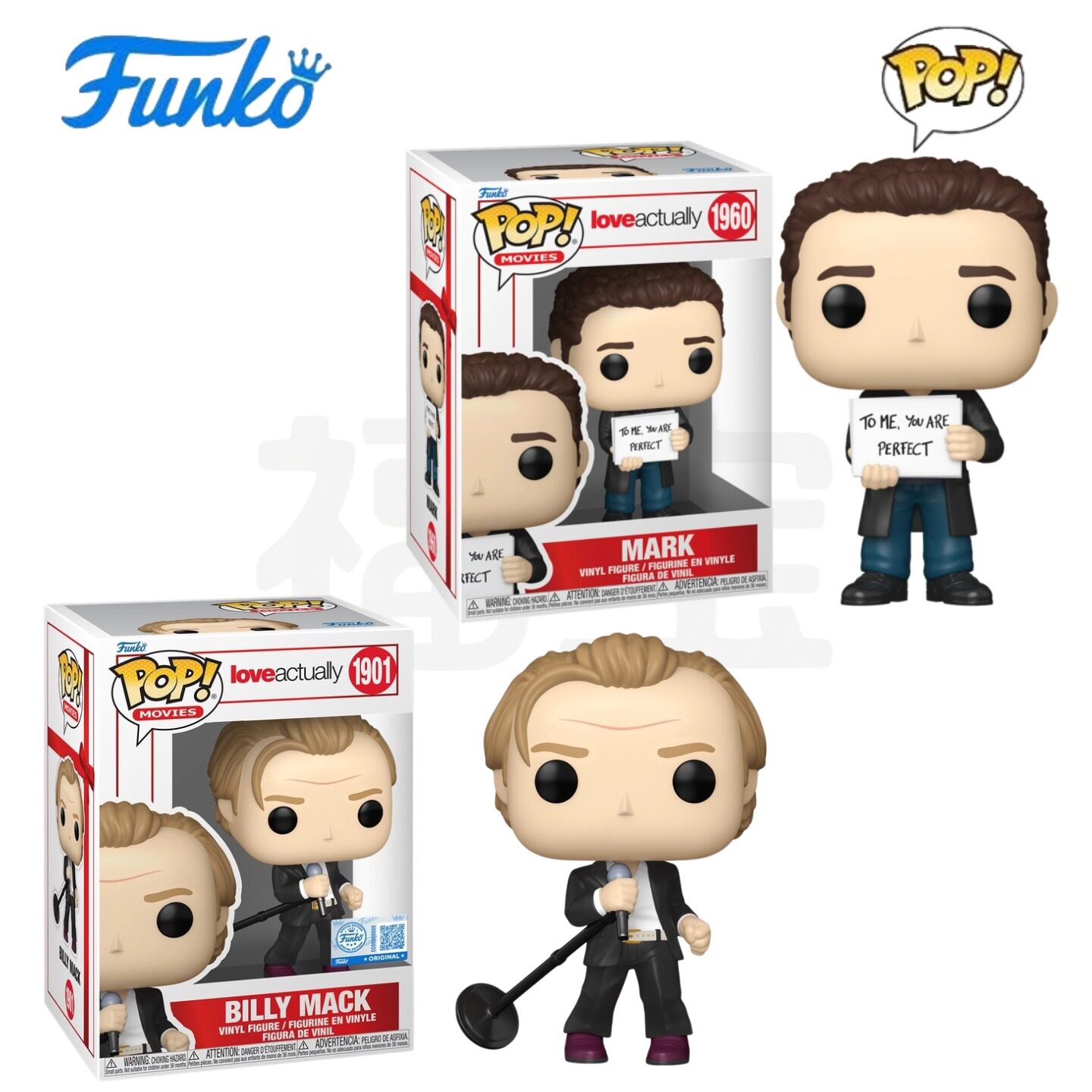 Funko POP真爱至上Love Actually圣诞节周边Billy Mack公仔手办