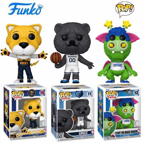 吉祥物NBA球队篮球手办摆件