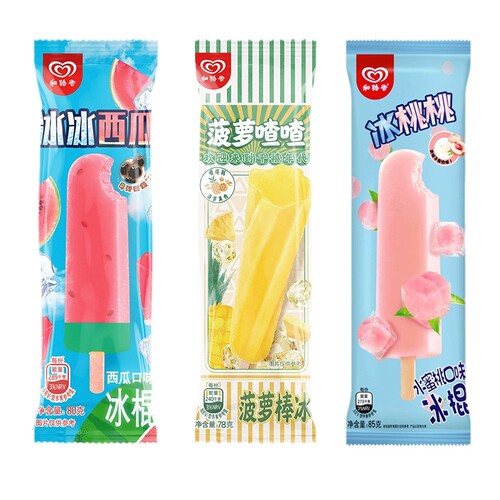 【新品】和路雪冰冰西瓜菠萝喳喳