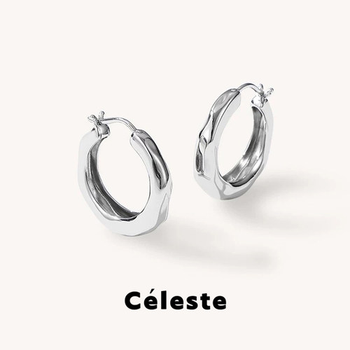 Céleste明星同款流潺耳圈女