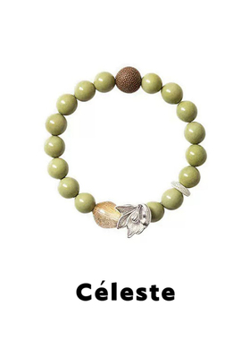 Céleste李晟同款藏香珠手串女