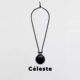 Céleste 中性音乐之镜吊坠项链女小众设计感挂绳夸张长款 毛衣链