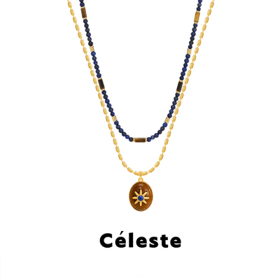 Céleste辛芷蕾同款串珠项链女