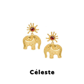 Céleste 吴昕同款 象阳而生耳钉女轻奢高级感配饰气质小象耳环