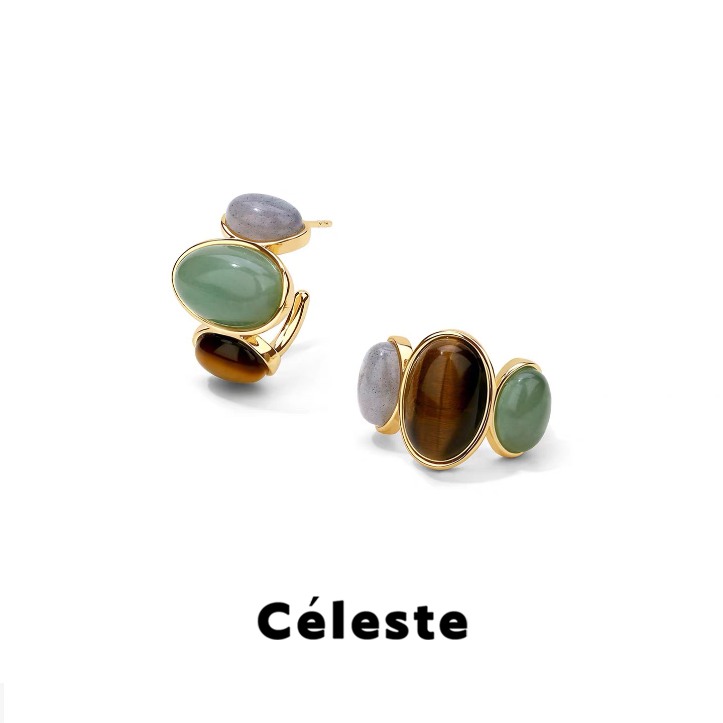 Céleste瑞亚系列气质独特耳钉女