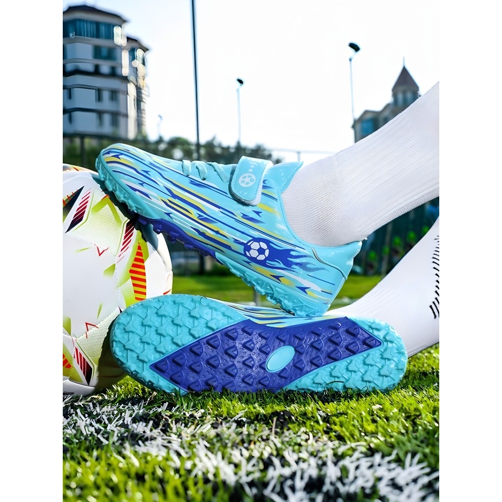 魔术贴儿童tf碎钉ag长钉专业足球鞋男款中小学生少儿训练球鞋