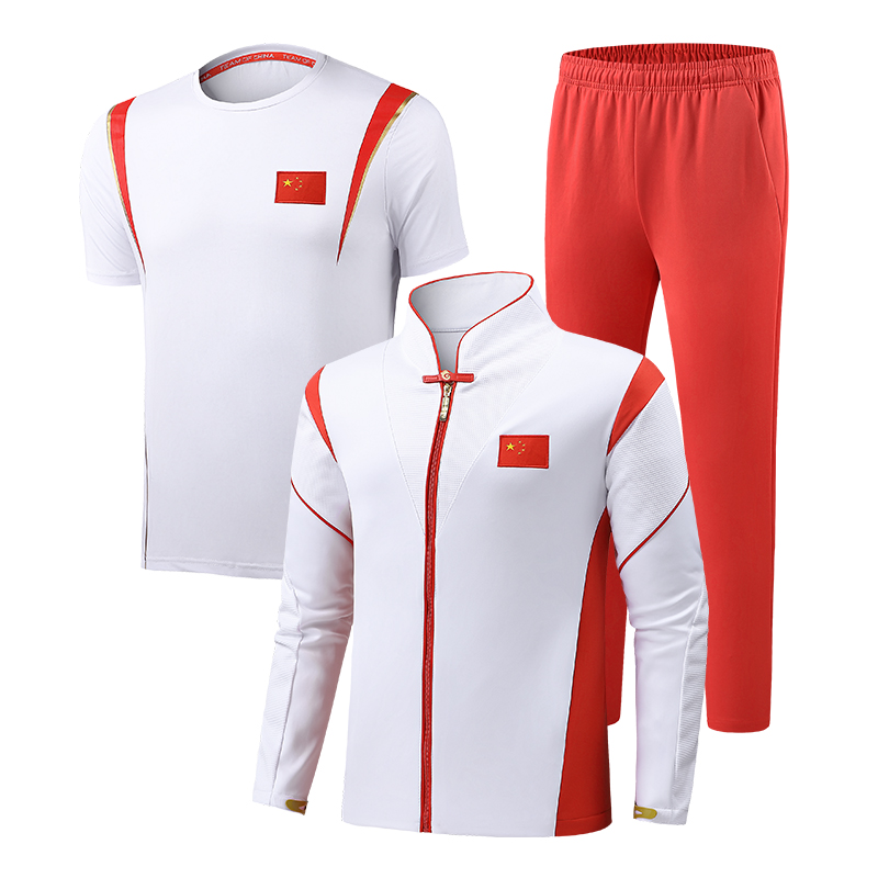 中国国家队运动服套装运动员出场服运动会学生班服校服团体服定制