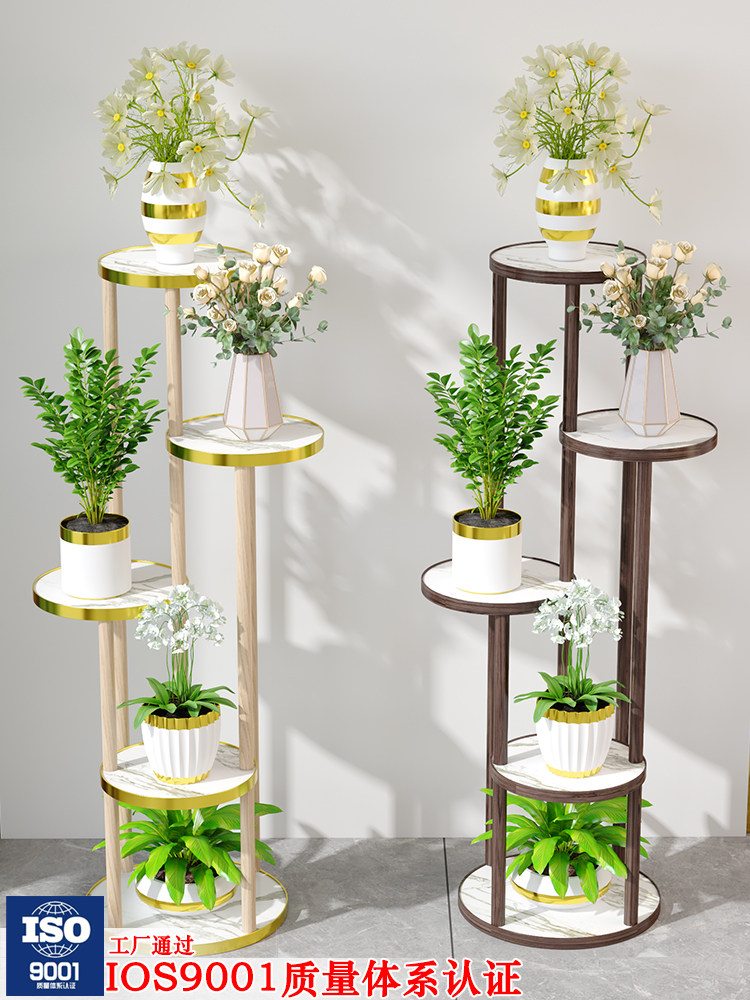 博古架摆件展示架客厅古董工艺品鱼缸架茶室装饰置物架新中式花架