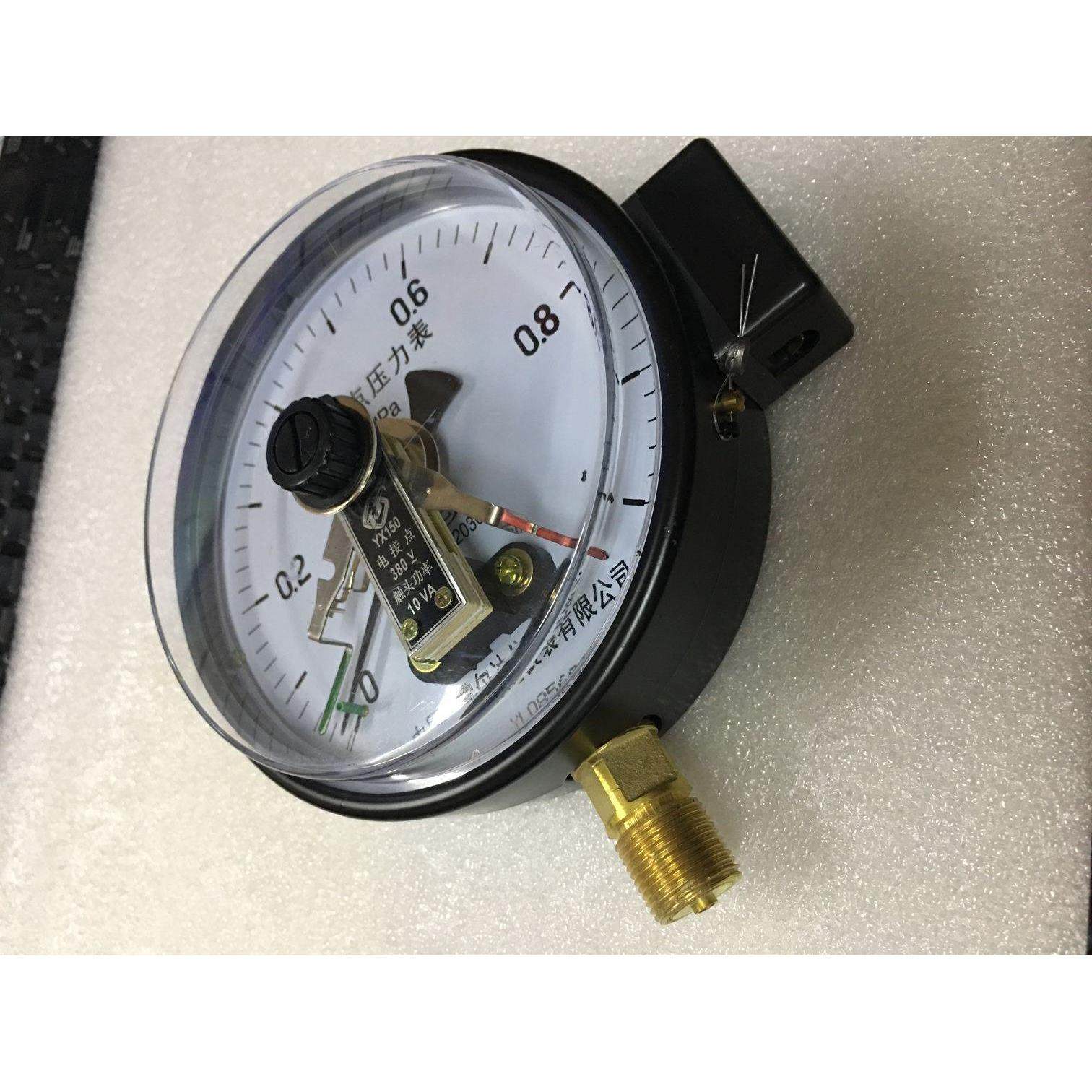雷尔达yx150电接点压力表 真空表0-0.6 1 1.6 2.5 -0.1-0mpa仪表*