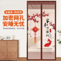 2025年新款金剛網(wǎng)全磁條防蚊門簾