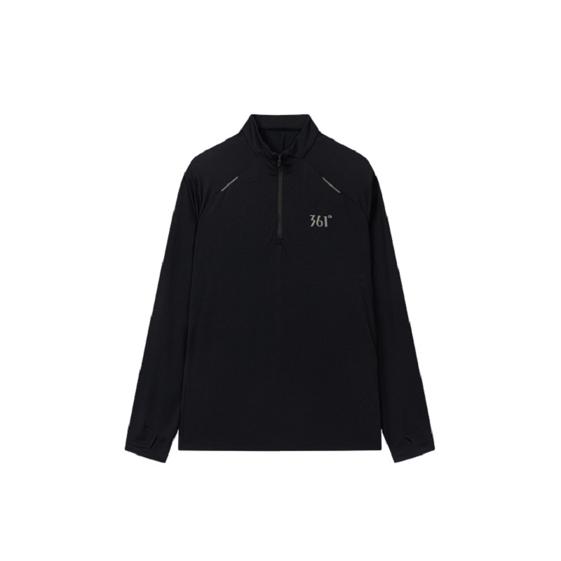 361立领长T恤男百搭休闲长袖