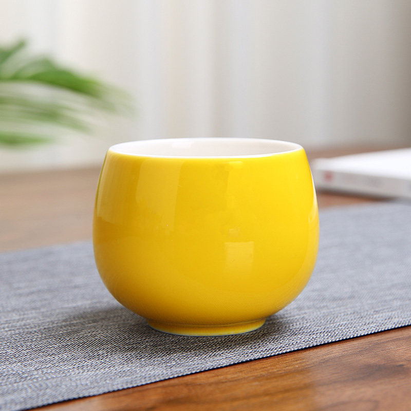 陶瓷彩砂大小日式风定制品茗杯